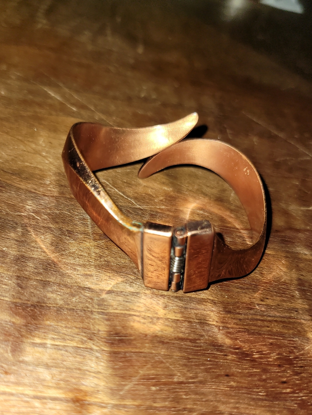 Vintage Renoir "Wildfire" clamper bracelet. Womens. Polished Copper